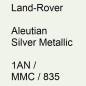Preview: Land-Rover, Aleutian Silver Metallic, 1AN / MMC / 835.